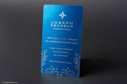 Modern blue tech biz card template 1