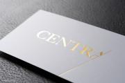 Gold foil silk laminated template 2