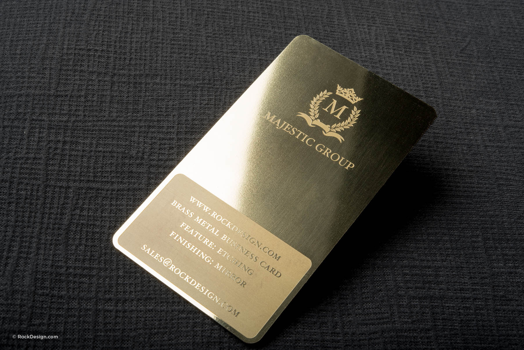 Gold Metal Cards, Metal Business Cards, Free Shipping