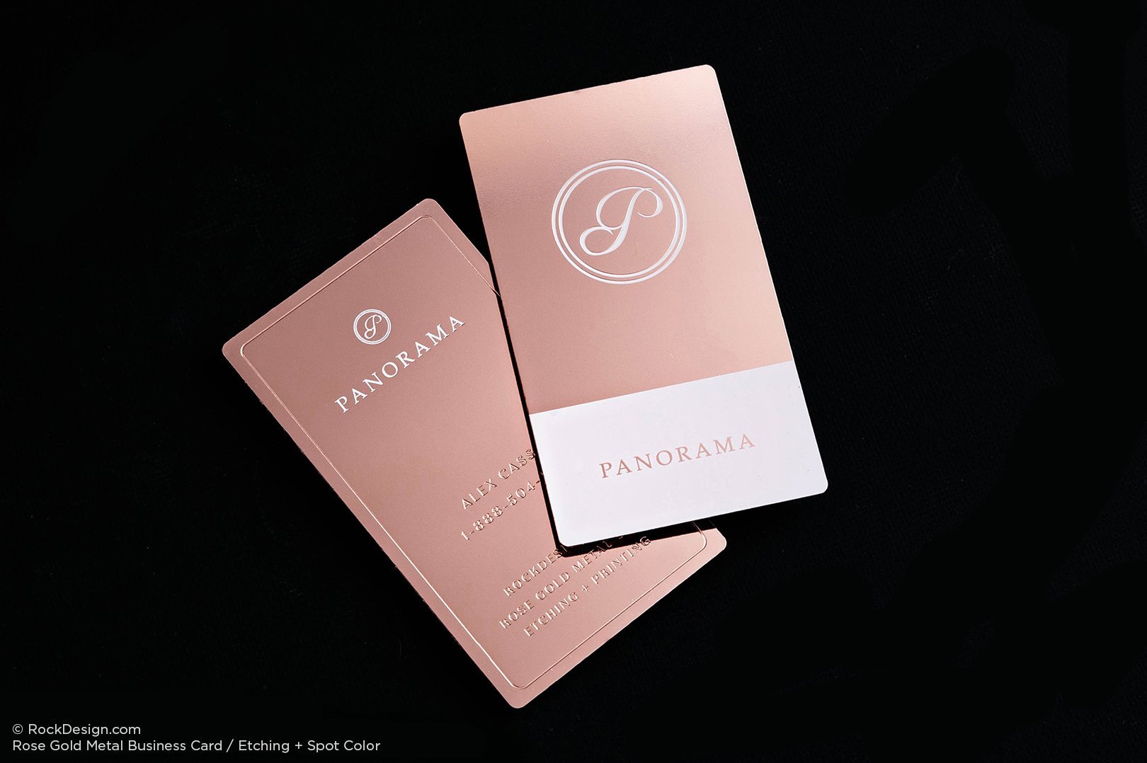 Rose Gold Metal Business Cards – Qx Metal Cards