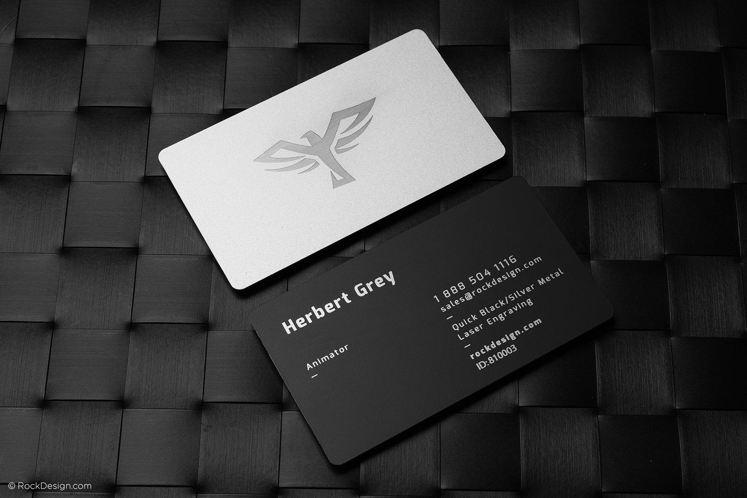 Matte Silver Metal Business Card Metal Business Card Metal Membership Cards  Set of 50 Cards 