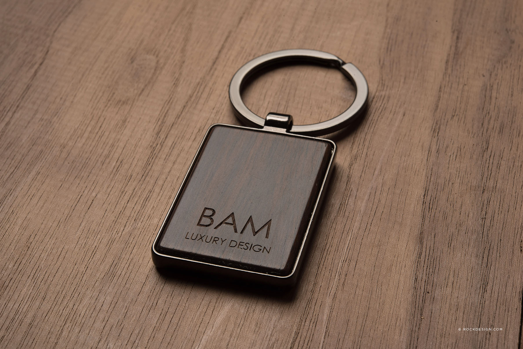 Laser Engraved Wooden Key Chain