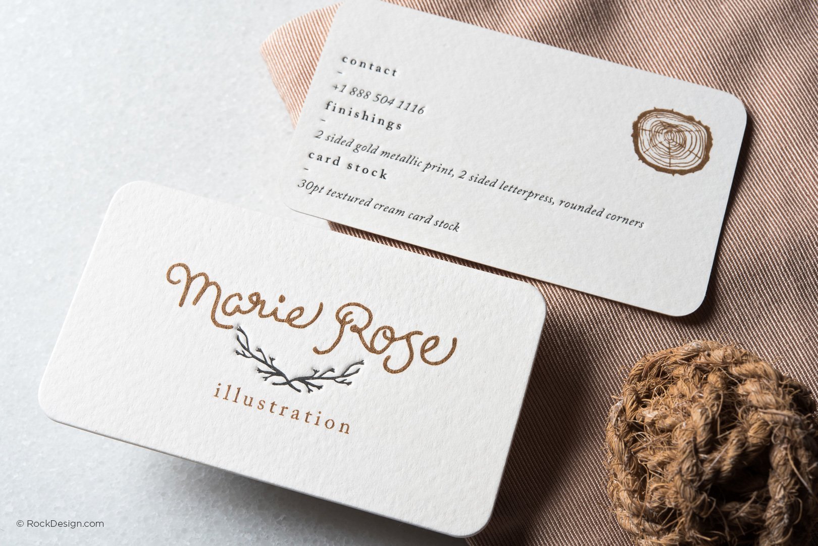 Textured Business Cards