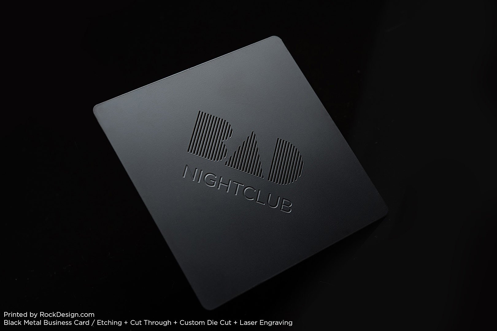 Matt Black Metal Business Cards, Custom Business Cards, Chrome Business  Cards, Luxury Business Cards, Black Metal Business Cards, 