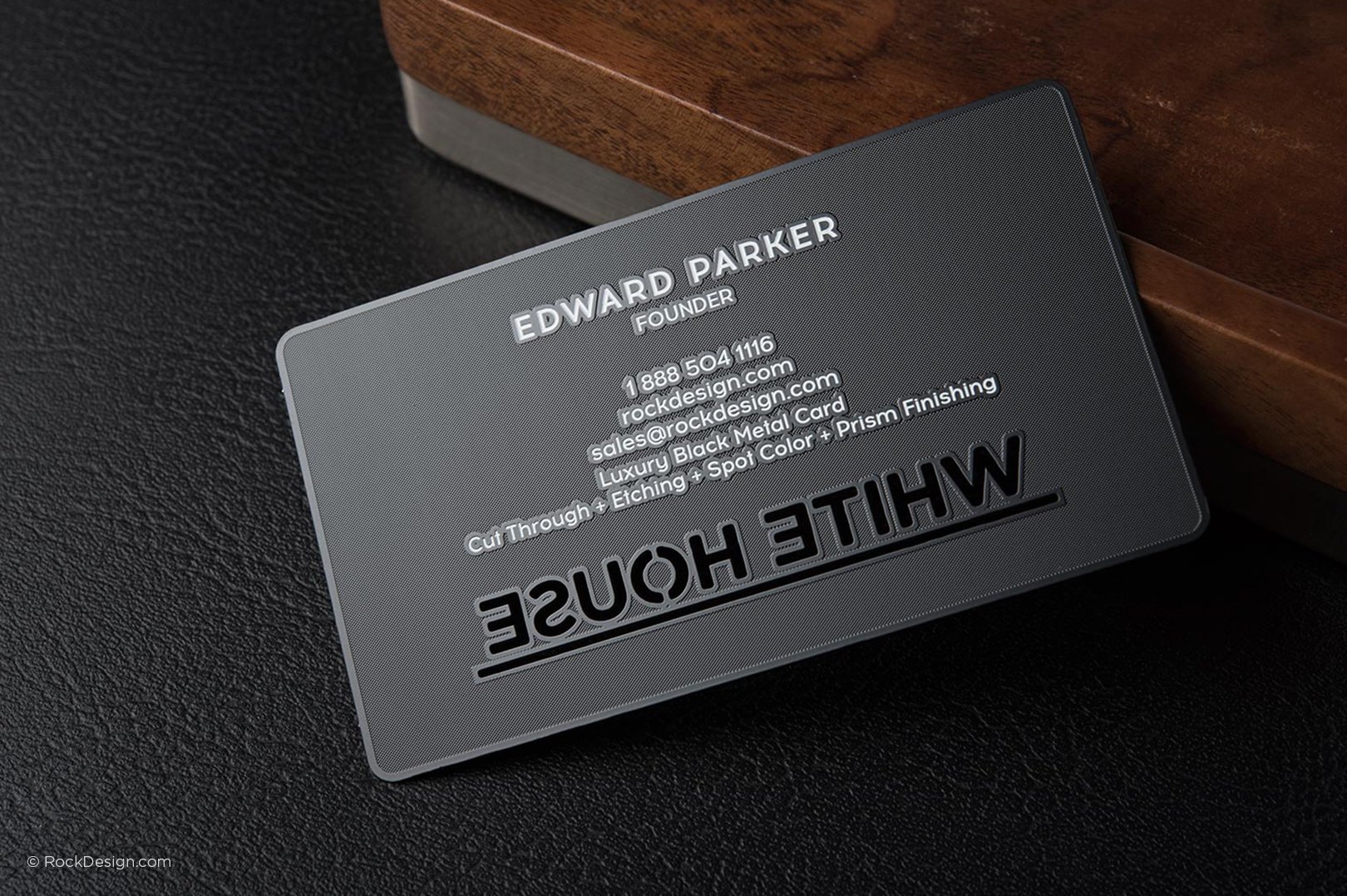 Metalux Black Metal Business Cards | Multi Color Print | Membership Cards |  VIP Cards | Gift Cards | Special Events