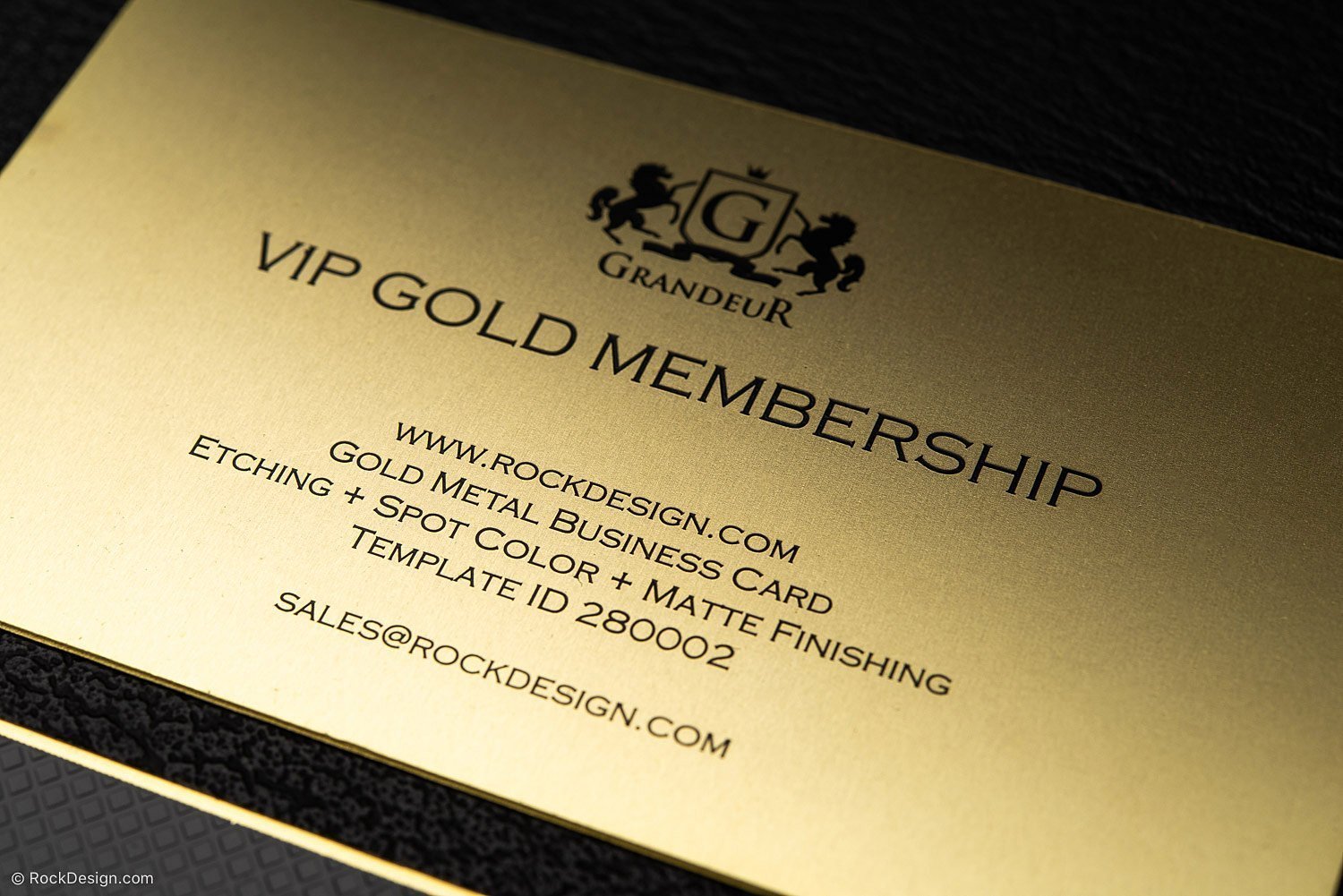 Gold discount business cards