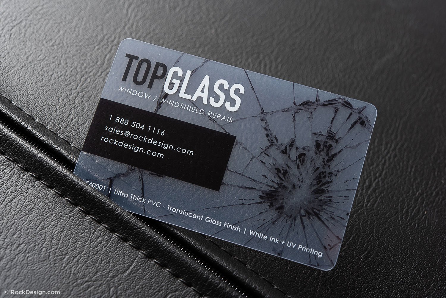 Clear Plastic Business Cards