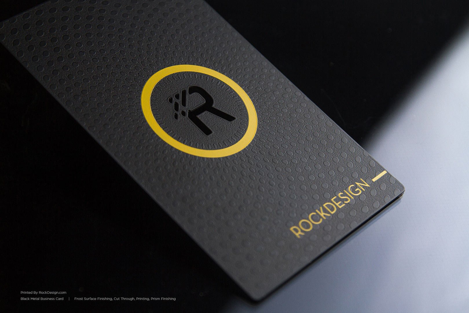 Luxury Black Metal Business Cards