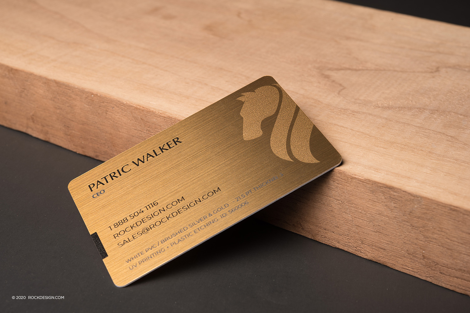 White PVC Business Cards