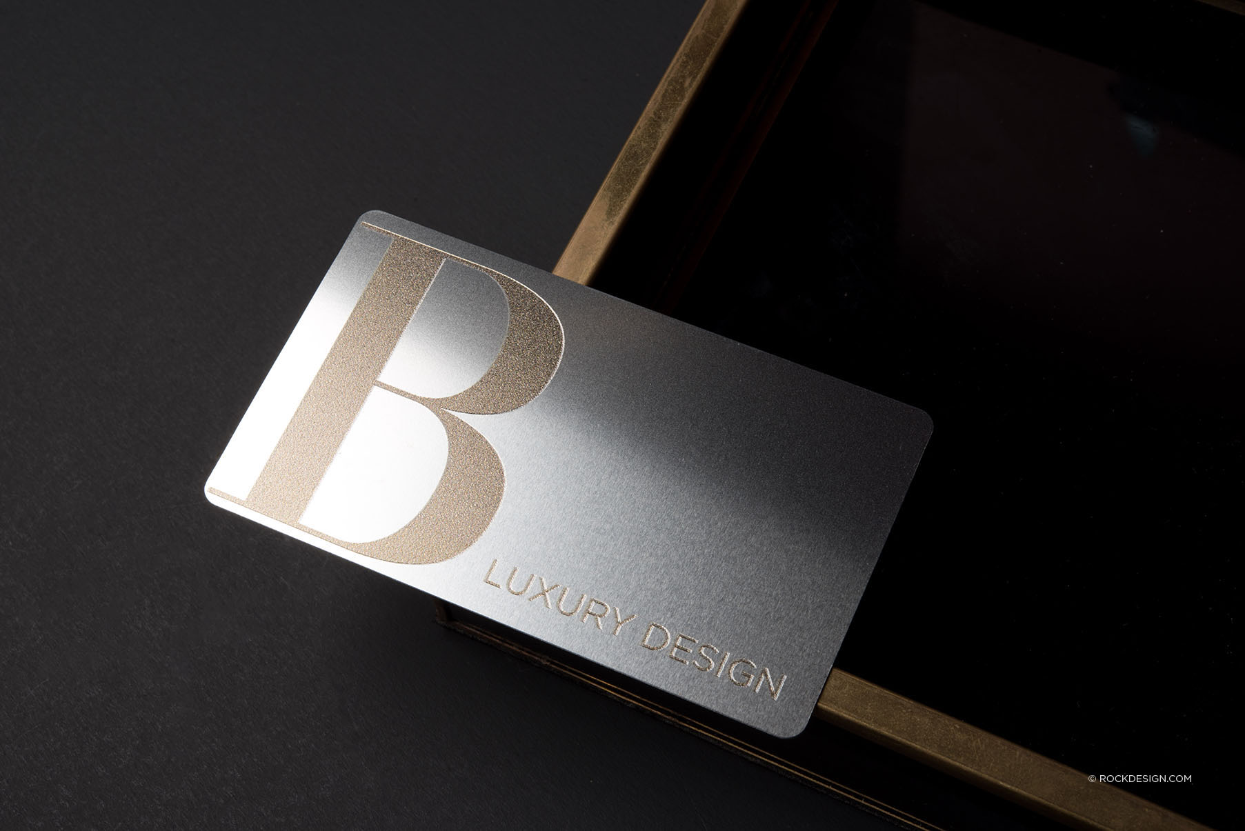 UV Printed Stainless Steel Metal Business Cards