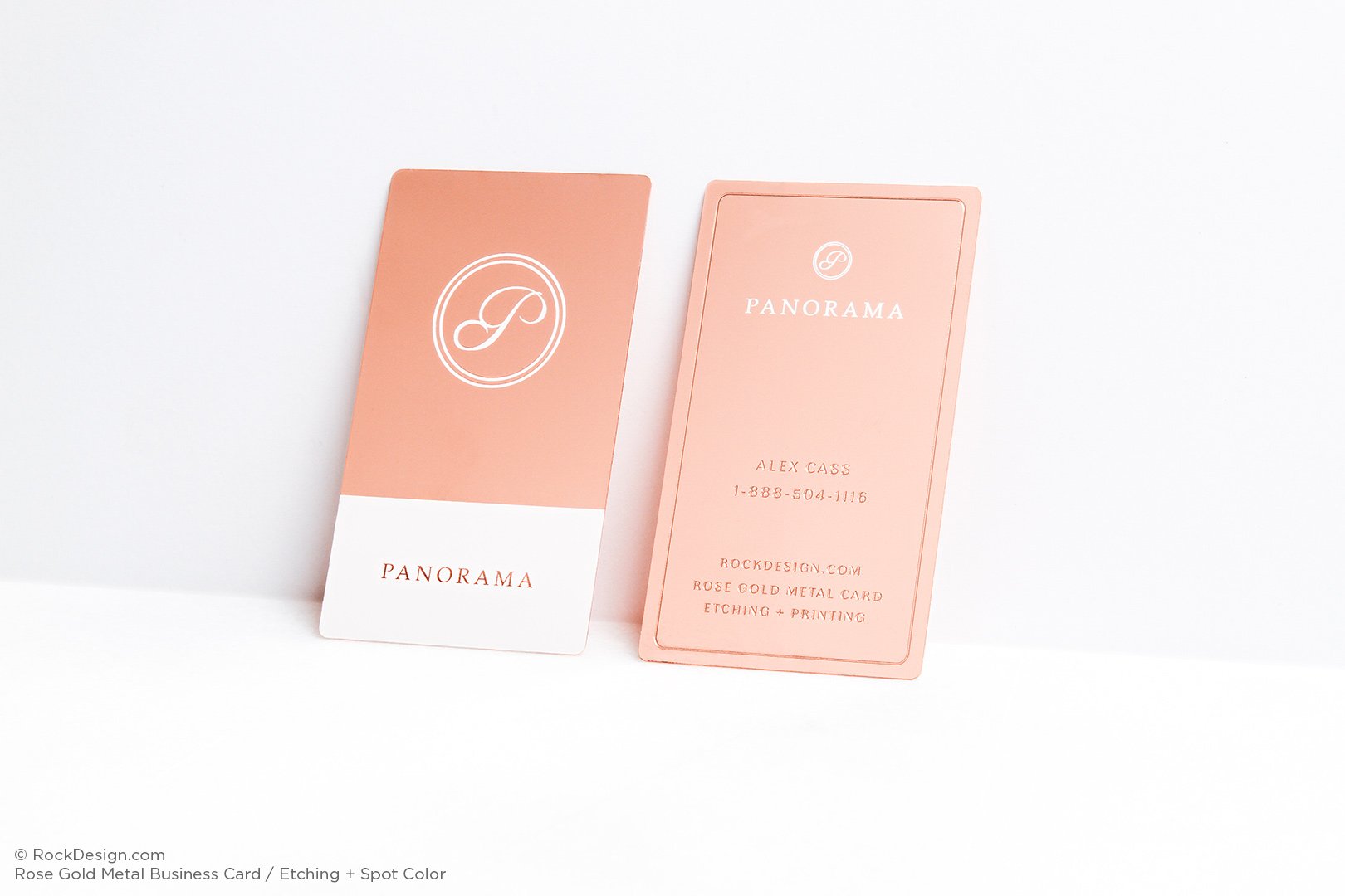 Rose Gold Metal Business Cards – Qx Metal Cards