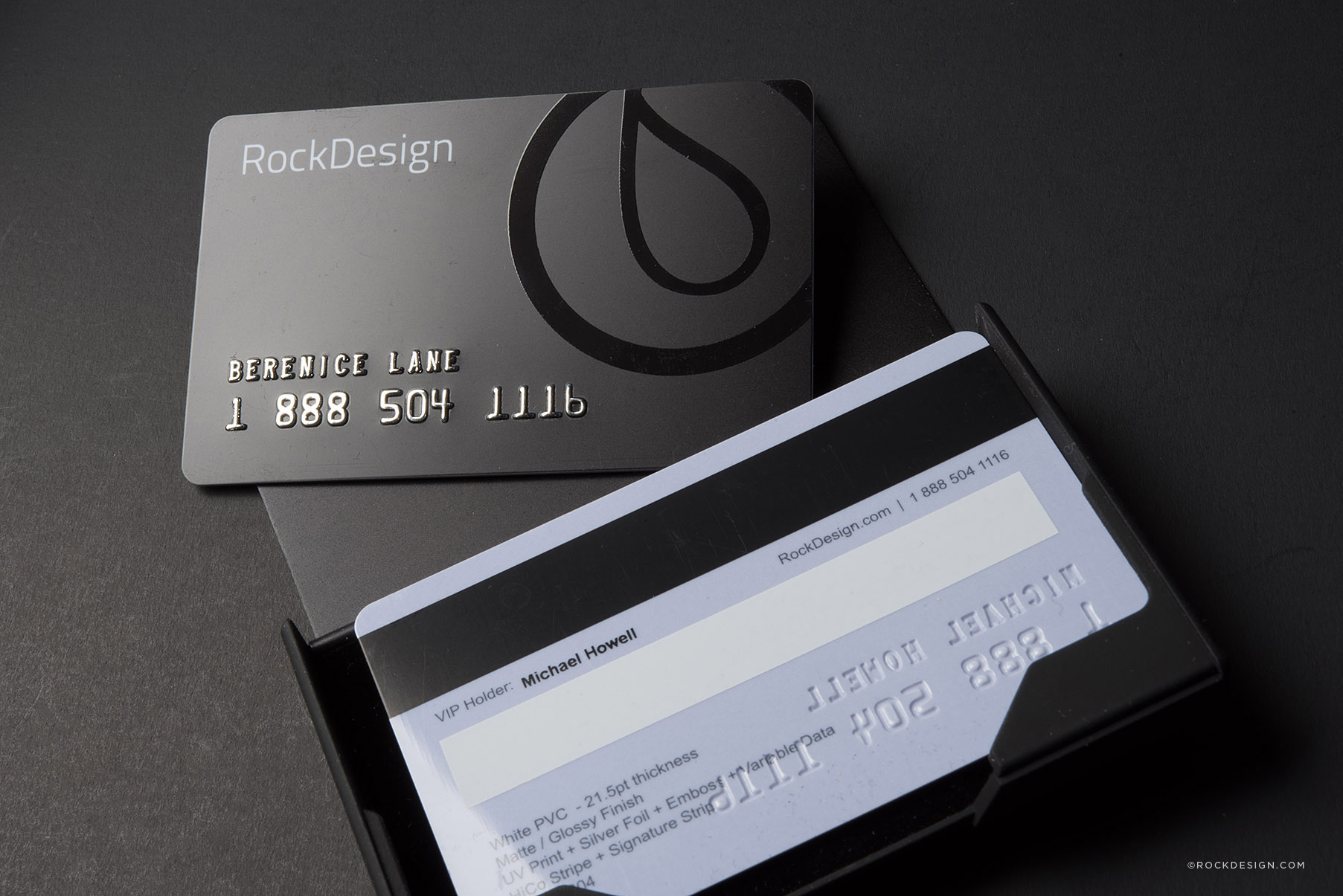 Embossed Gloss Business Cards