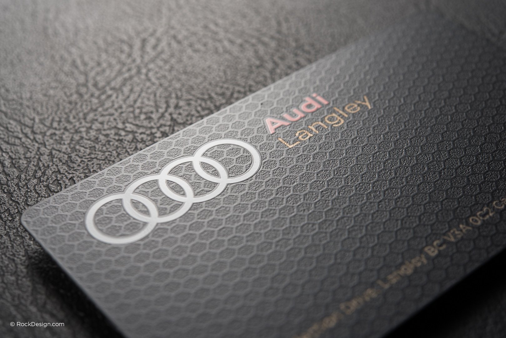 Luxury Black Metal Business Cards