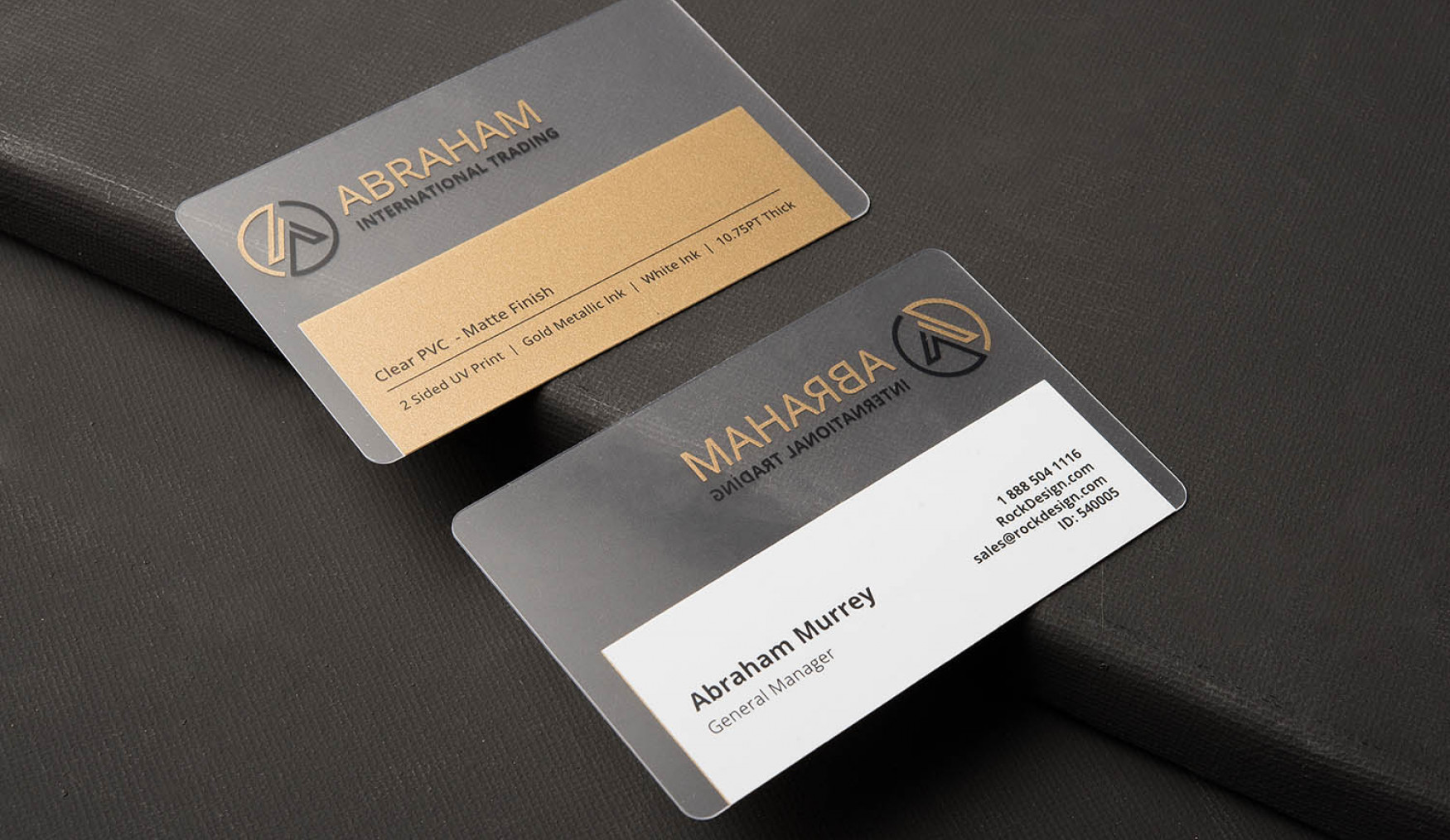 metal business card sample 30