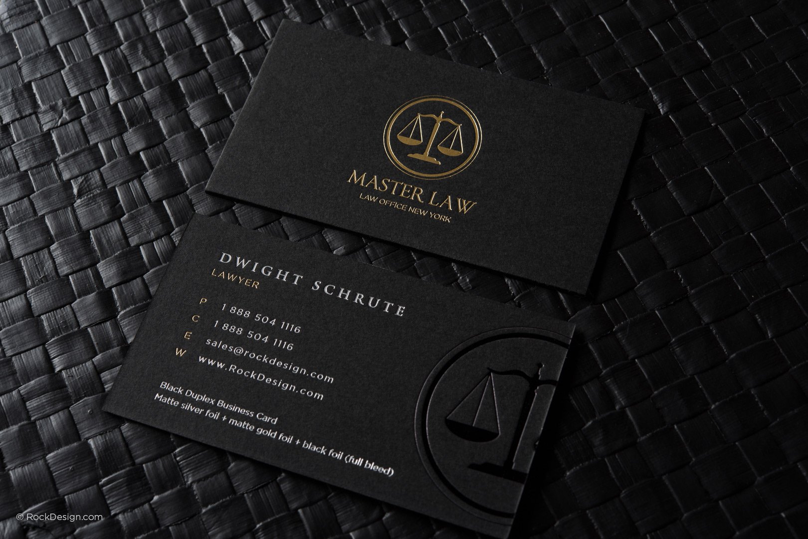 FREE Lawyer business card template  RockDesign.com Intended For Legal Business Cards Templates Free