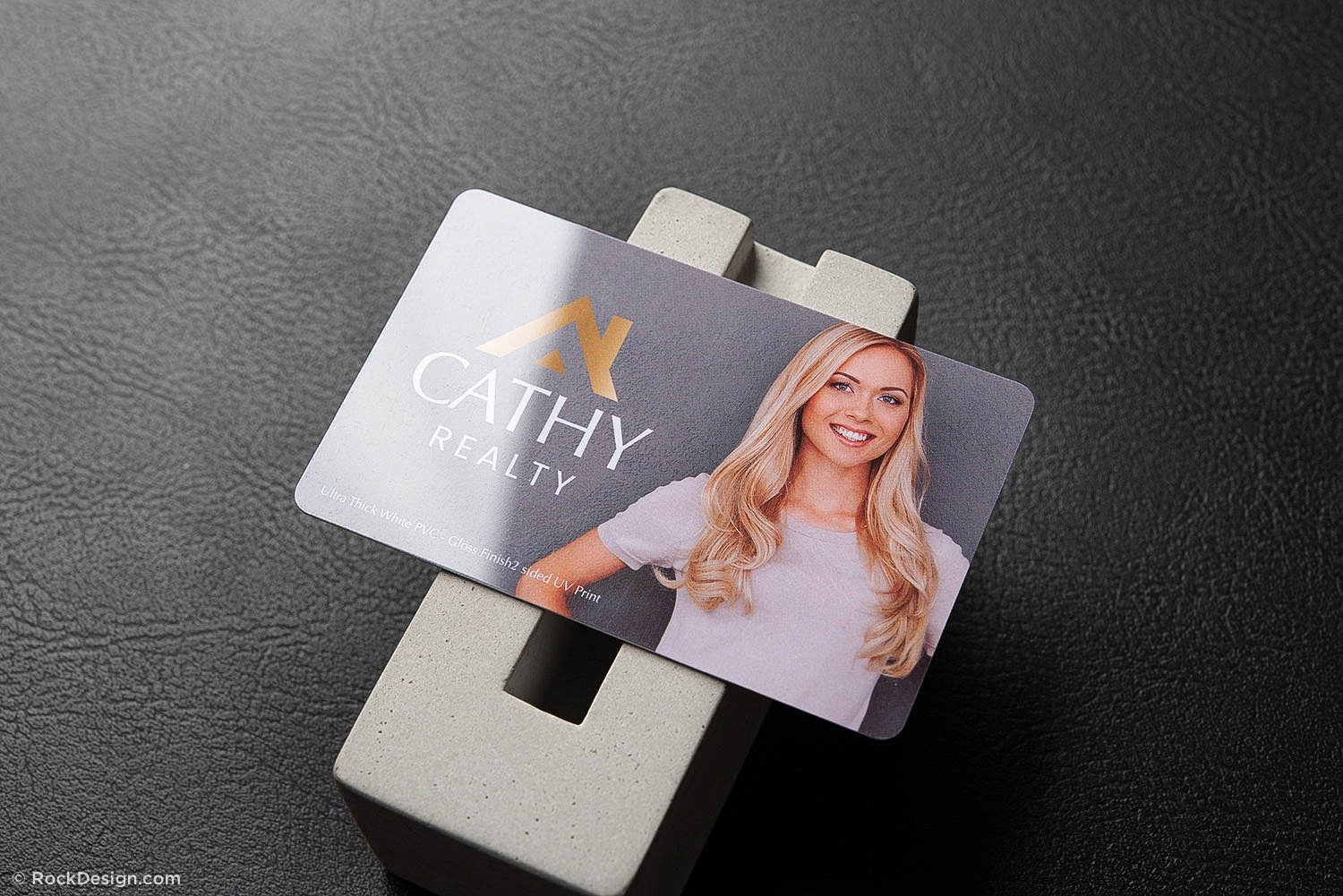 Modern And Unique Plastic Realtor Visiting Card Template