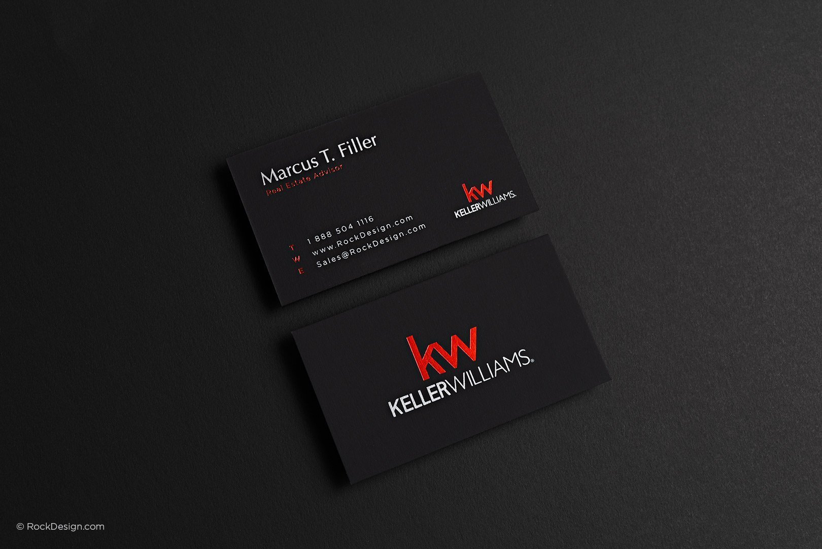 FREE Keller Williams business card template with print service In Keller Williams Business Card Templates