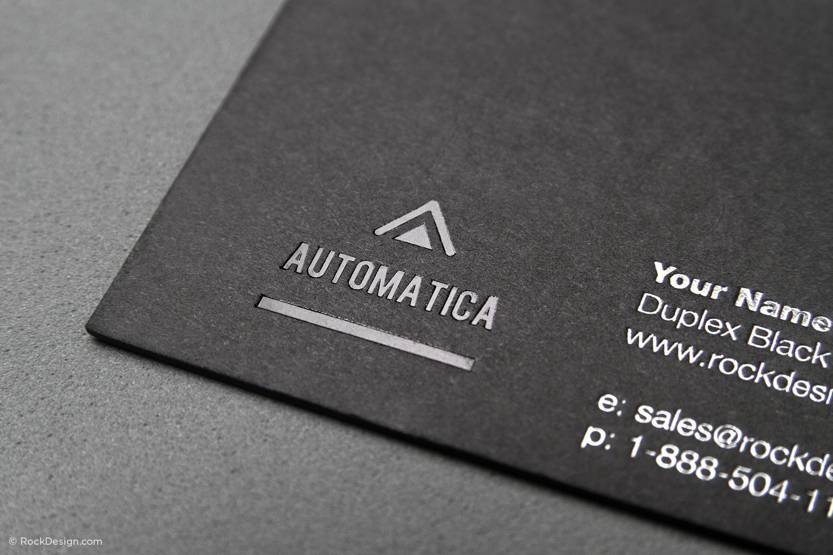 Black Business Cards / 100 Refreshing Black & White Business Cards | Inspirationfeed - Because the black stock is so dark, we apply all text and design elements with foil stamping.