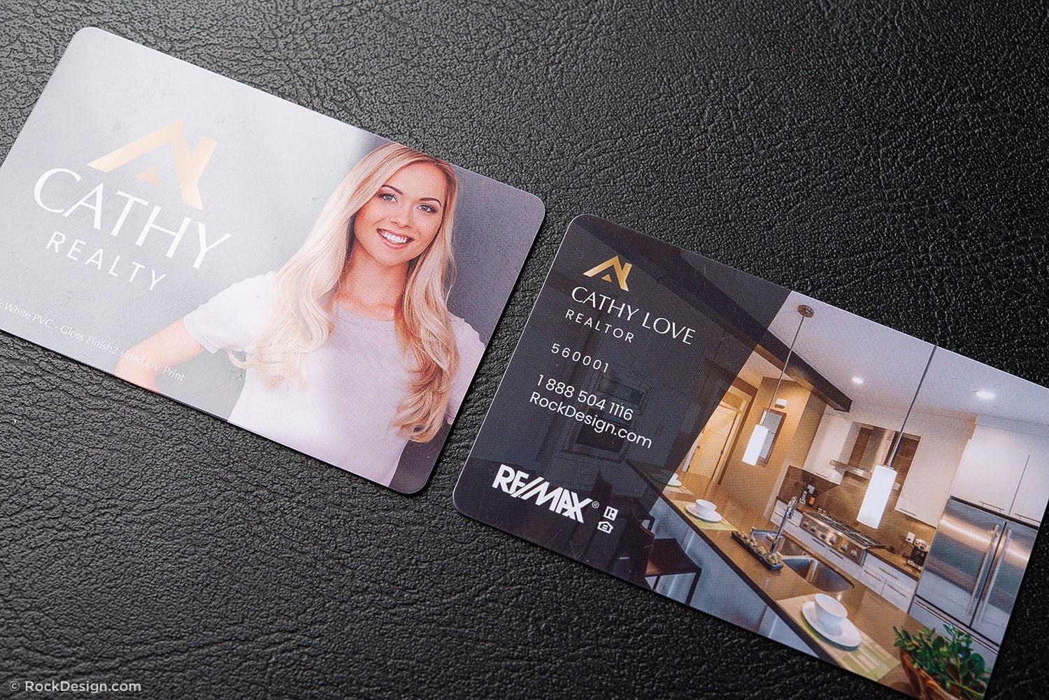 Modern And Unique Plastic Realtor Visiting Card Template