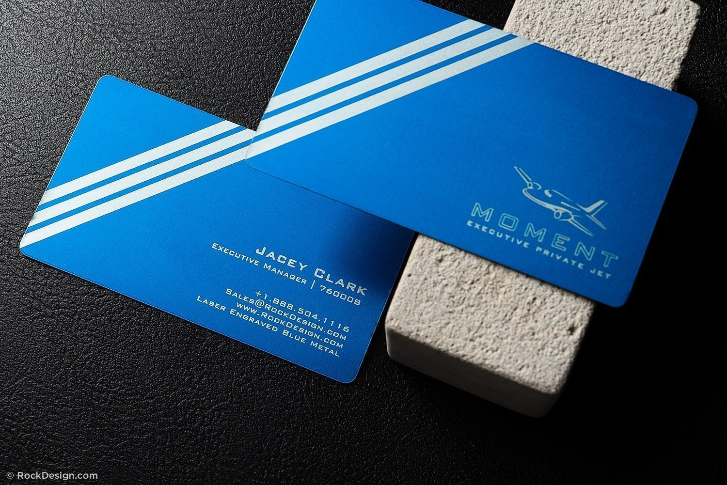 Bule Business Card Stock Template