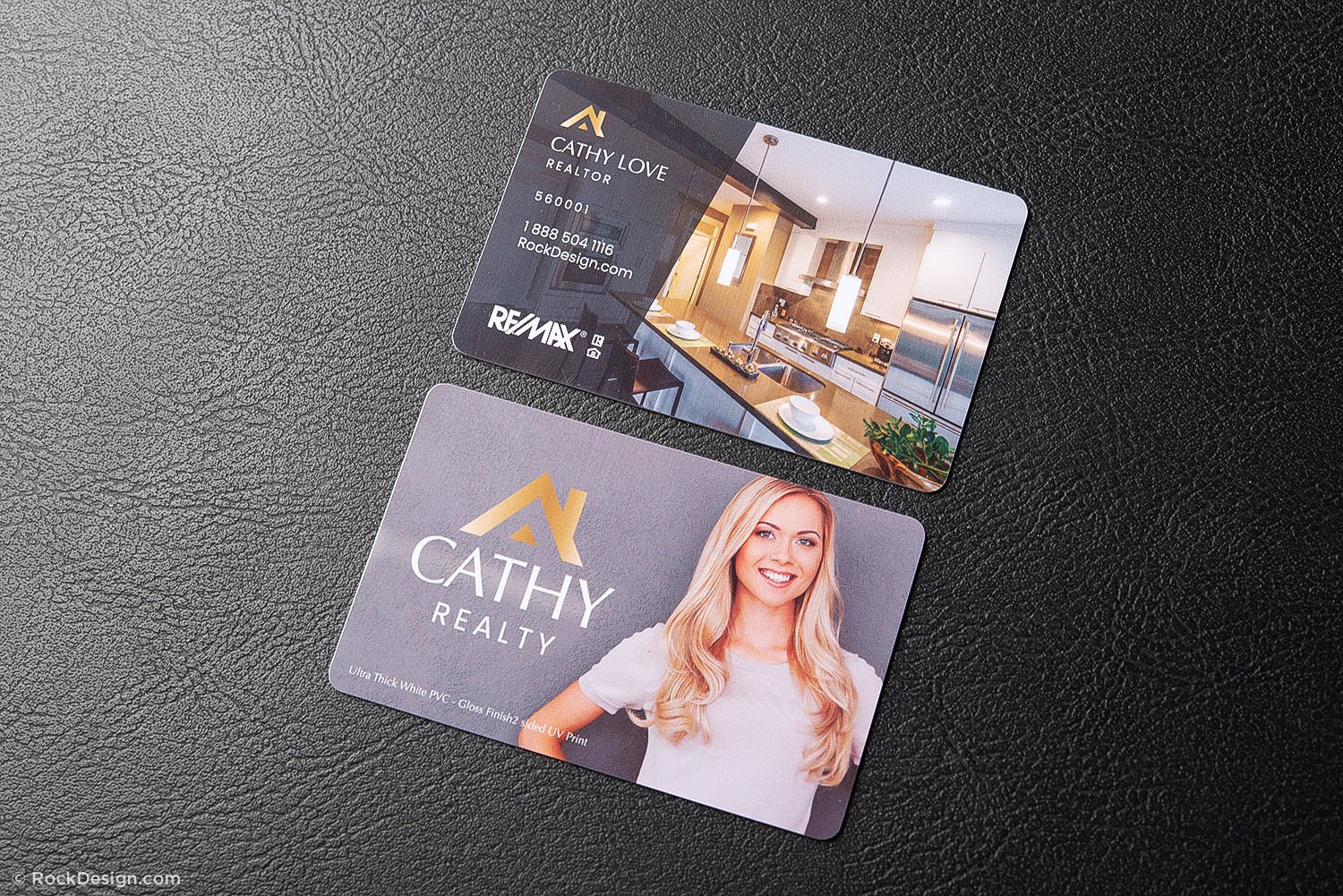 Modern And Unique Plastic Realtor Visiting Card Template
