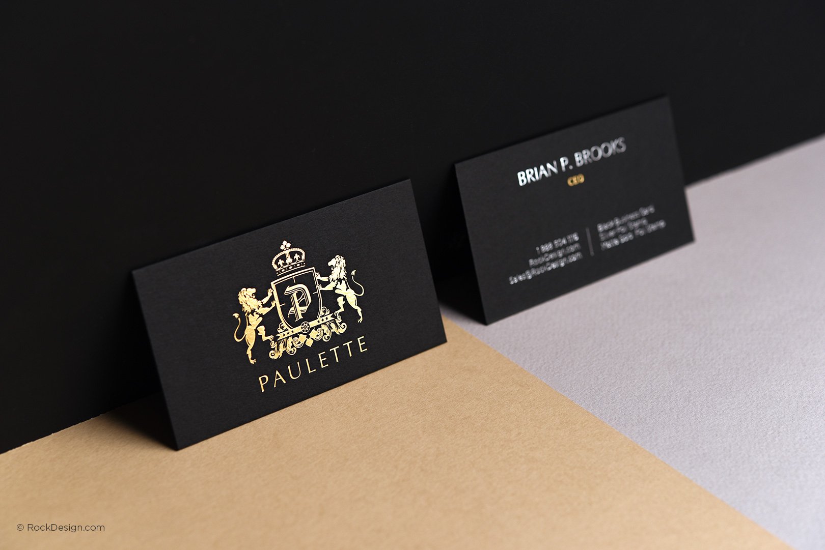 EXPLORE black business card templates