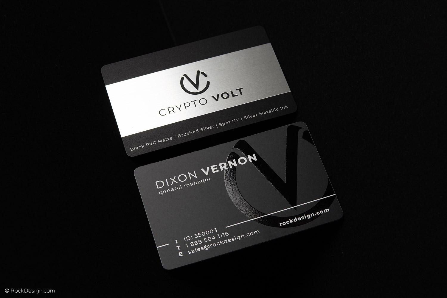 Black PVC Cards
