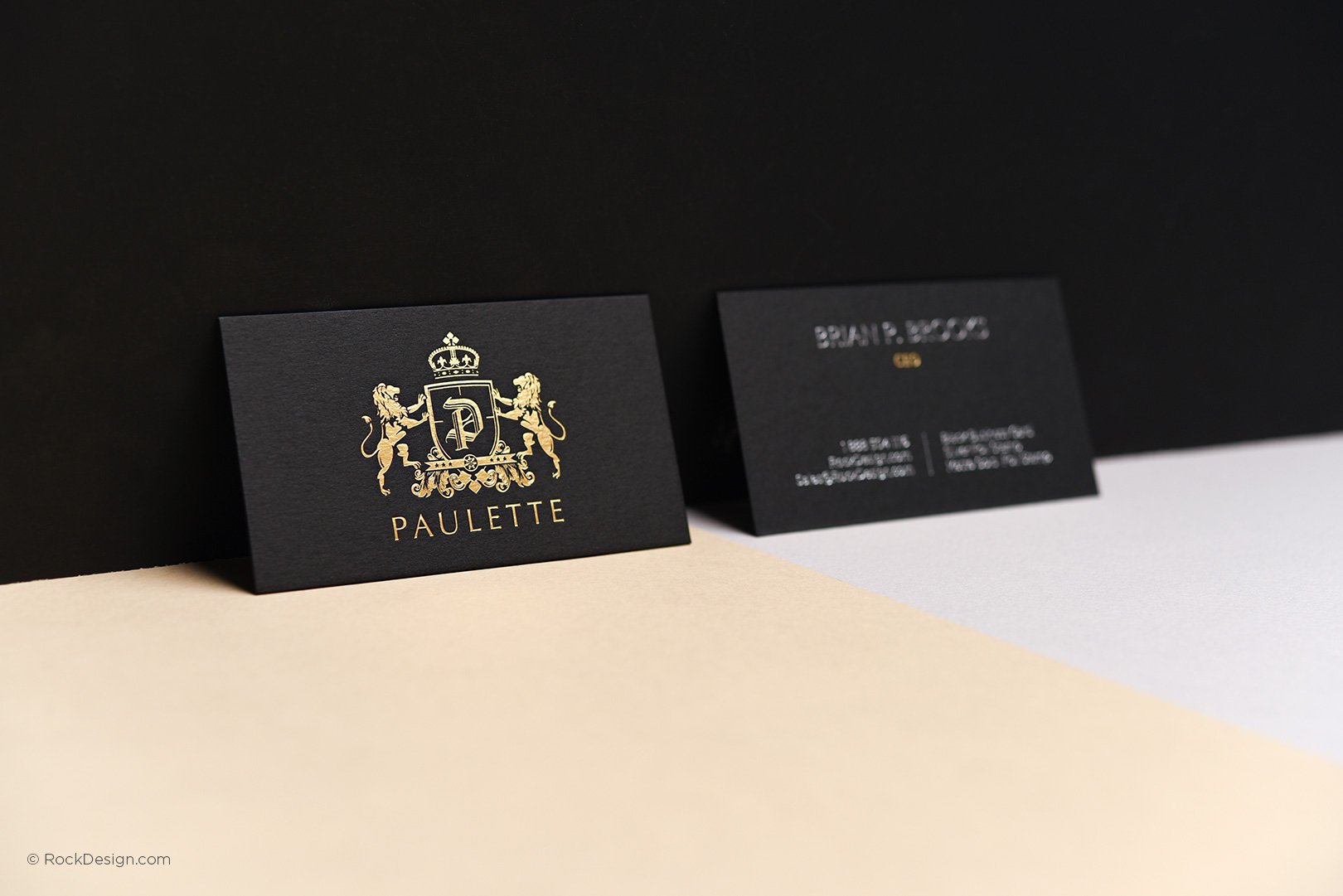 EXPLORE black business card templates