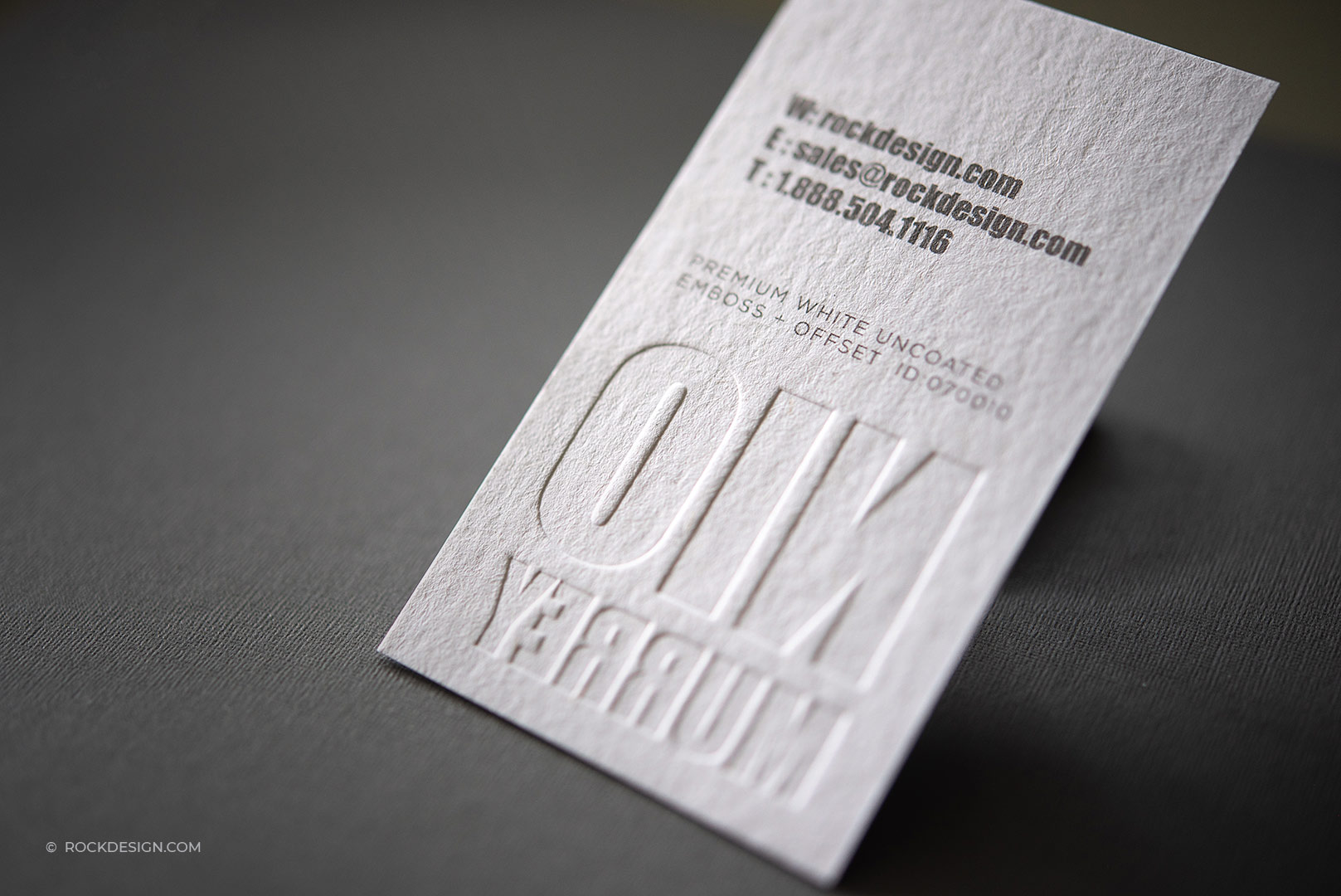 Premium Uncoated Business Cards