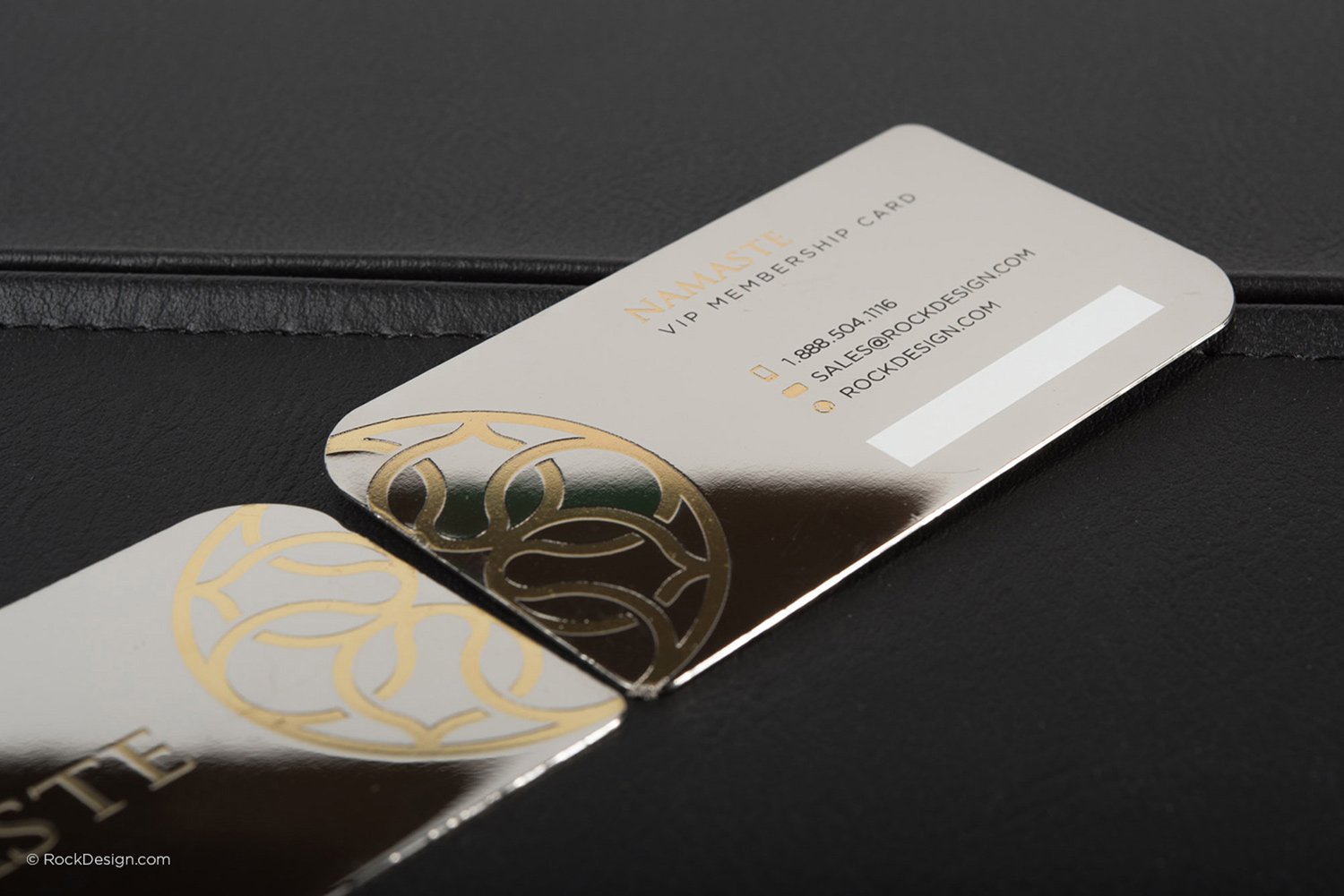 Gold & Silver Plated Premium Business Card Templates | RockDesign.com