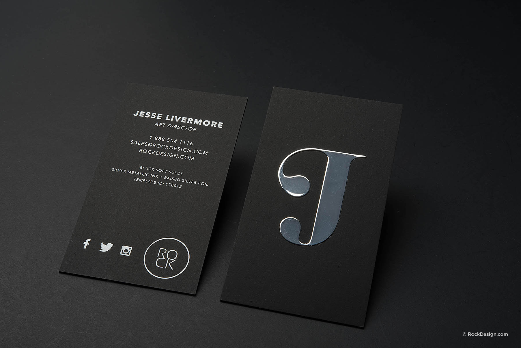 Raised Foil Business Cards, Foil Business Cards