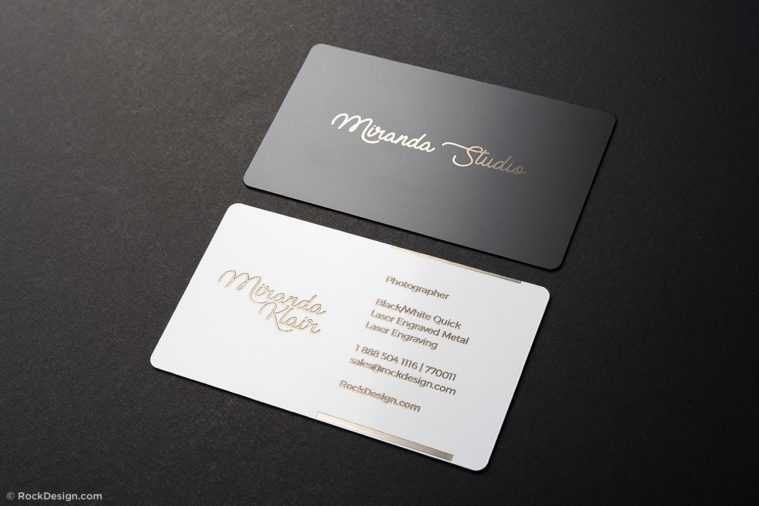 Fancy and creative photography quick metal business card template With Free Business Card Templates For Photographers