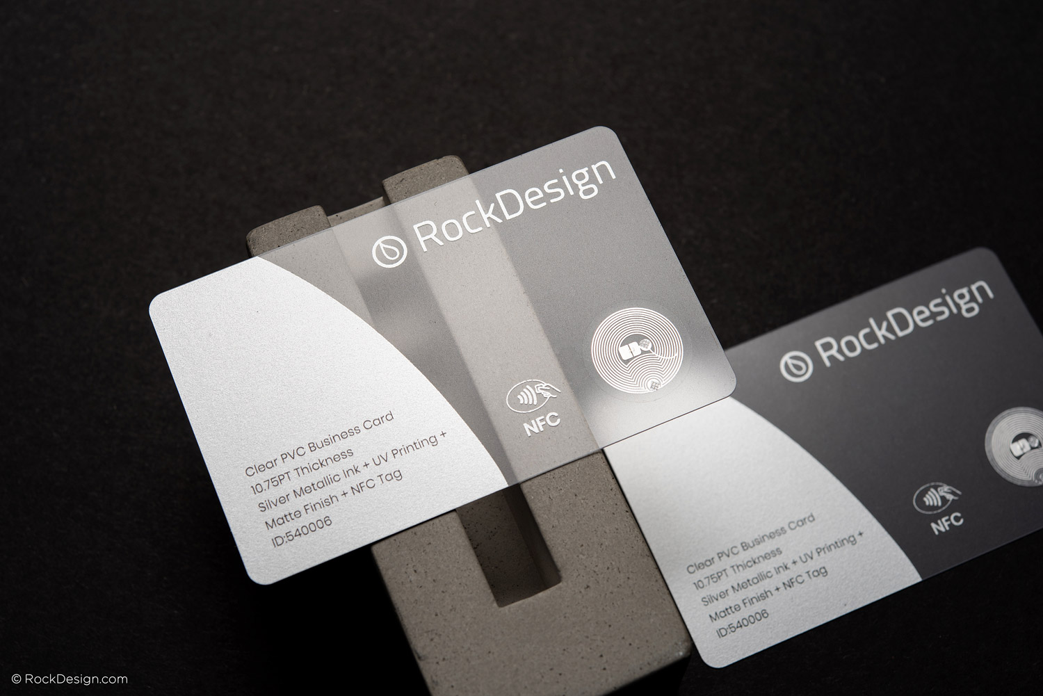 FREE ONLINE smart NFC tag plastic business card template With Transparent Business Cards Template