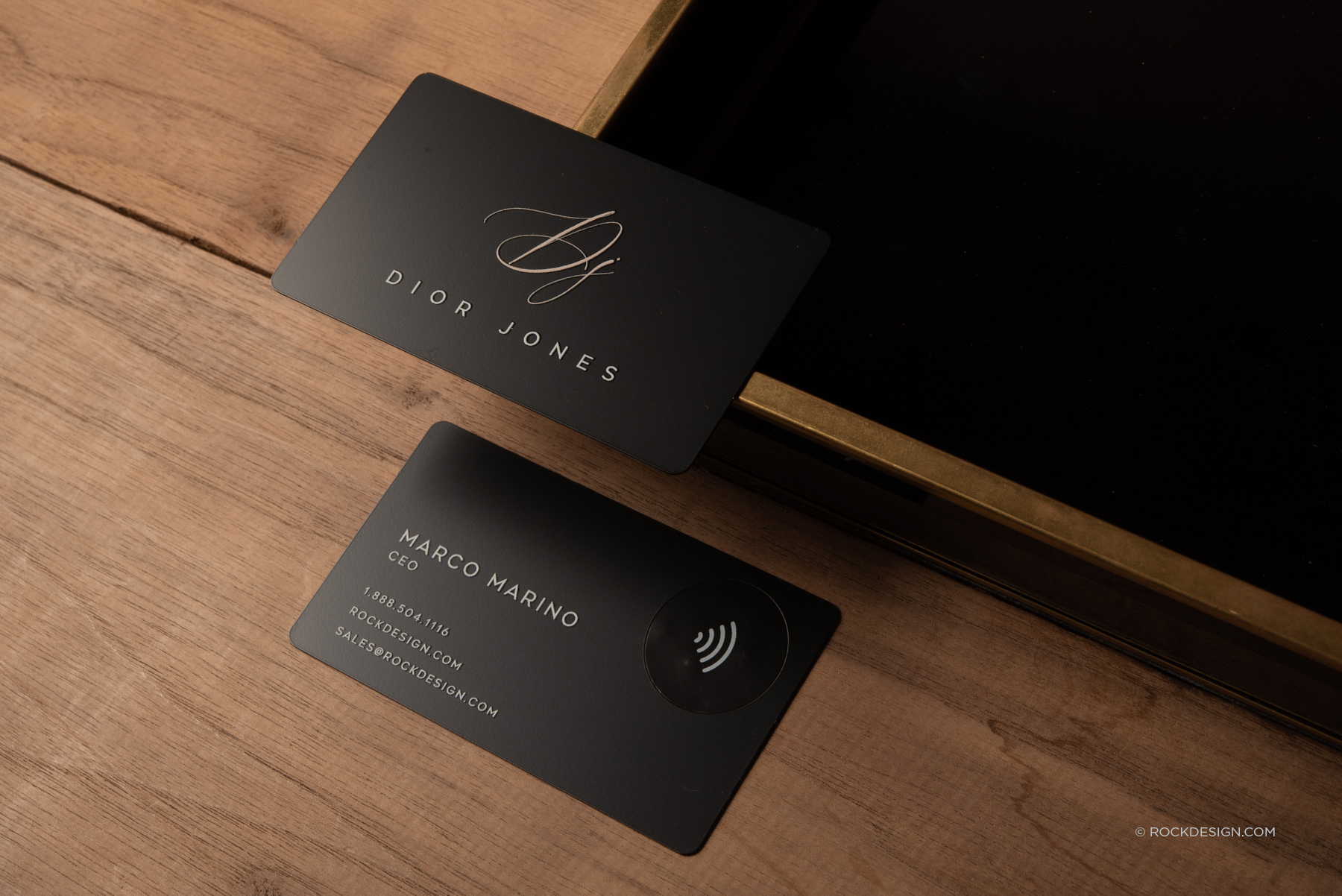 dior business card